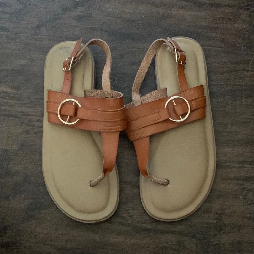 Brown Leather Sandals